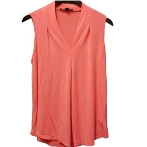 GNW Coral Collarlees Tunic Tank - Small
